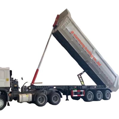 kaufen 3 Achsen Tipper Semi-Anhänger 60 Tonnen Dump-Anhänger LKW in Afrika mit langlebigem Design online manufacture