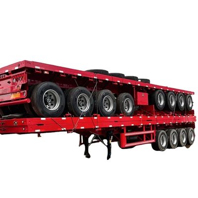 kaufen Fabrik-Anpassung 40ft Flatbed Semi-Trailer 2 Achsen 3 Achsen 4 Achsen Dolly Traktor-Chassis für die Verbindung online manufacture