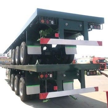 kaufen Anpassbar 2 3 4 Achsen 30 Tonnen 40 Tonnen 50 Tonnen Versandcontainer Flatbed Semi-Trailer mit Traktor online manufacture