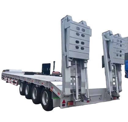 kaufen Gänsehals abnehmbarer 4 Achsen-Low-Bett-Anhänger, Lowboy-Semi-Anhänger zum Verkauf online manufacture