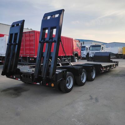kaufen Neuer 3-Achsen-Lkw-Lowboy-Anhänger, 60 Tonnen schwerer Anhänger zum Verkauf online manufacture