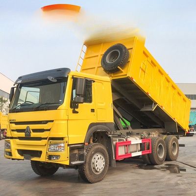 Ein guter Preis. 10 Räder 371 PS 6x4 Gebraucht 25 Tonnen Howo Dump Truck mit Ladungstanke Länge 5,3-6,2M Online