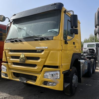 Ein guter Preis. Gebrauchtes Howo Sinotruk 371 6x4 T7 Traktorfahrzeug mit Vorderachse 7.5T 6 Zylinder Online