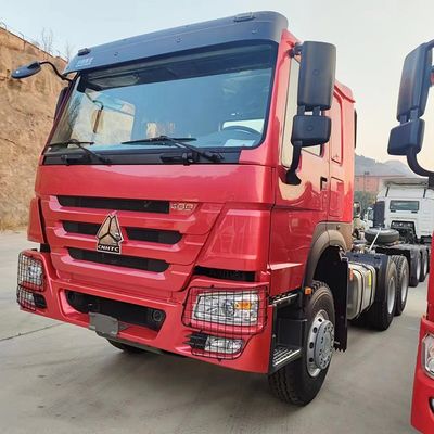 Ein guter Preis. Dieselbrennstoff Art Gebraucht Sinotruk Traktor Truck Kopf 371HP 6X4 Mit manuellem Fenster Online
