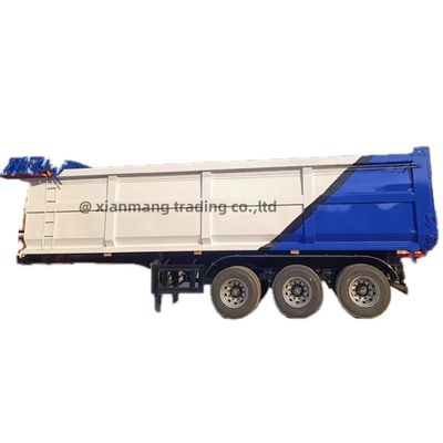 Ein guter Preis. 3/4 Achsen 45 Kubikmeter 70 Tonnen Tipper Dump Truck, hydraulischer Dump Trailer in China Online