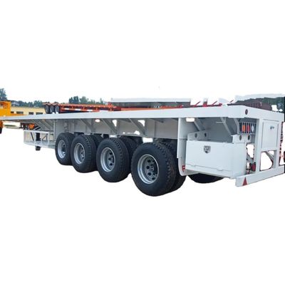 Ein guter Preis. 3 4 Achsen Flatbed Semi Trailers 40 Ft Container Flatbed Semi Trailer zum Verkauf in Tansania Online