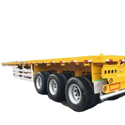 Ein guter Preis. 3 4 5 Achsen 40 Fuß flacher Semi-Anhänger 60 Fuß hohe Ladekapazität 13T-16T für Mexiko Online