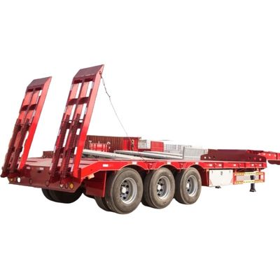 Ein guter Preis. XM-Gruppe 4 Achs-Low-Bett-Anhänger Hydraulische Vorderaufladung Gooseneck Trennbarer Lowboy-Semi-Anhänger für Nigeria Online