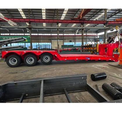 Ein guter Preis. Hydraulisch abnehmbare Gänsehals Halbfahrzeug Lowboy Anhänger, Schwermaschinentransport Lowboy Anhänger für Simbabwe Online