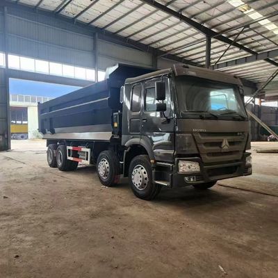 Ein guter Preis. 8X4 Lhd 12R20 375 PS Howo Dump Truck mit Steuerung und PS-Konfiguration Online