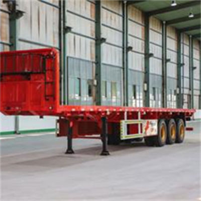 Ein guter Preis. 40ft Originalachse kundenspezifische Fuwaachse Bpw Achse 3-Achse Stahlplatte Behälter Halbanhänger Platte Länge 12500*2500*1600mm Online