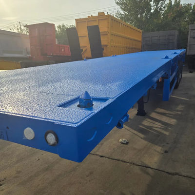 Ein guter Preis. Maximale Nutzlast 30 Tonnen 20FT 40FT 45FT Container Flachbettfahrzeug für den Transport von Baustoffen Online