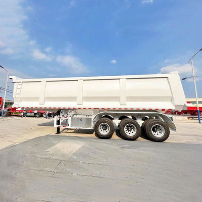 Ein guter Preis. 24m3 3-Achsen-Dump Semi-Trailer U-förmiger Standardbehälter (Größe 9400mm × 2400mm × 3300mm) Online