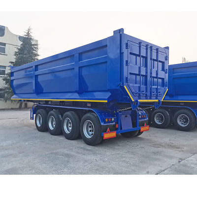 Ein guter Preis. Neue 4-Achse 60T Stahl-Dump-Semi-Anhänger für 60 Tonnen Dump-Anhänger im Bauwesen und Bergbau Online