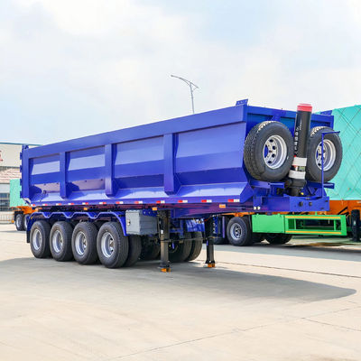 Ein guter Preis. 4 Achsen (kann angepasst werden 2/3/5/6 Achsen) 12R20 Reifen Neuer Dump Truck Semi-Trailer Fabrik Direktverkauf Online
