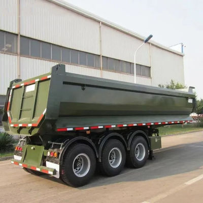 Ein guter Preis. 3 Achsen 4 Achsen 5 Achsen Dump Truck Semi-Trailer Hydraulischer Rückspitze U-Eimer Anhänger zum Verkauf Online
