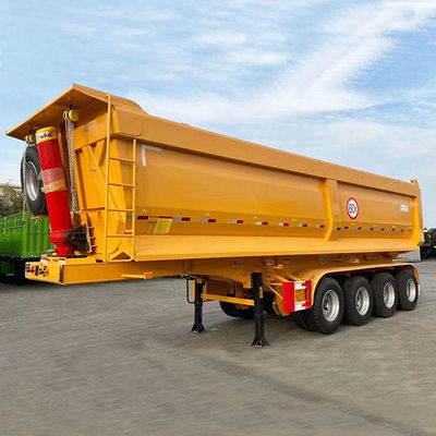 Ein guter Preis. 4 Achsen 80 Tonnen 12R20 (12R22.5 kann angepasst werden) Reifen Original Achse Dump Semi-Anhänger U-Eimer Online