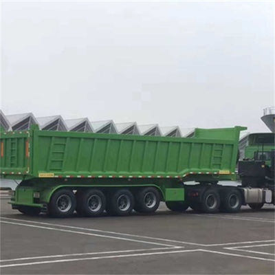 Ein guter Preis. 3/4 Achse 12R20 Reifen Seitenwandstärke 6 mm Unterplattenstärke 8 mm 24 M3 Dump Semi Trailer Online
