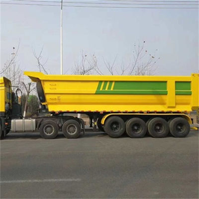 Ein guter Preis. 8mm Bodenplattendicke Dump Semi-Trailer mit 3/4 Achse Original anpassbar FUWA/BPW amerikanische mechanische Aufhängung Online